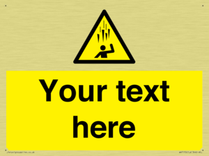 Custom Falling Ice sign